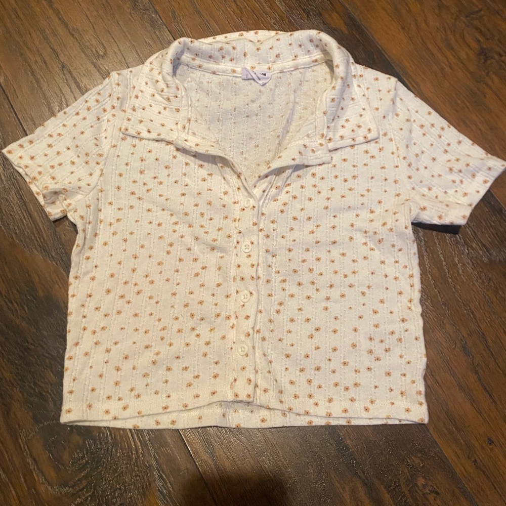 Cream Sunflower Shirt